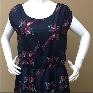 Gap navy bird dress Size XL